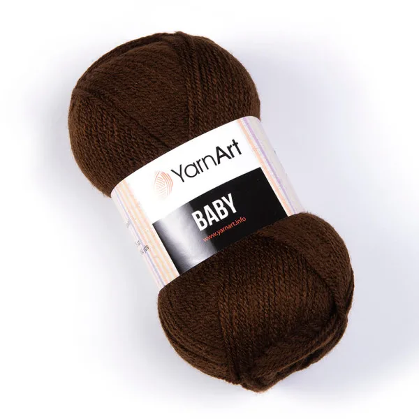 Пряжа Baby YarnArt (Бебі ЯрнАрт) — Коричневий №1182