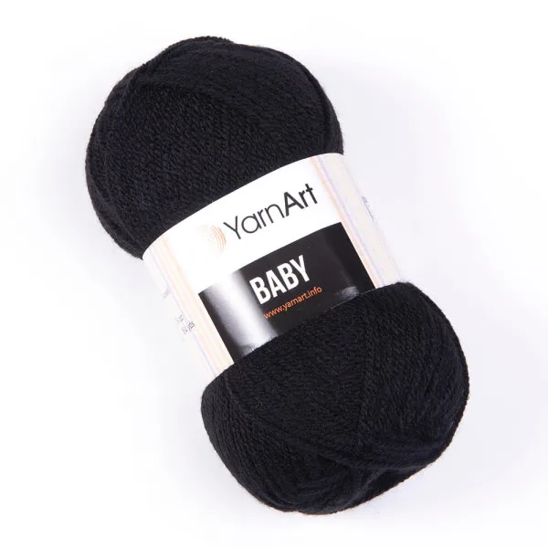 Пряжа Baby YarnArt (Бебі ЯрнАрт) — Чорний №585
