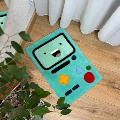 BMO з мультсеріалу "Час Пригод" - тафтинговий килим ручної роботи