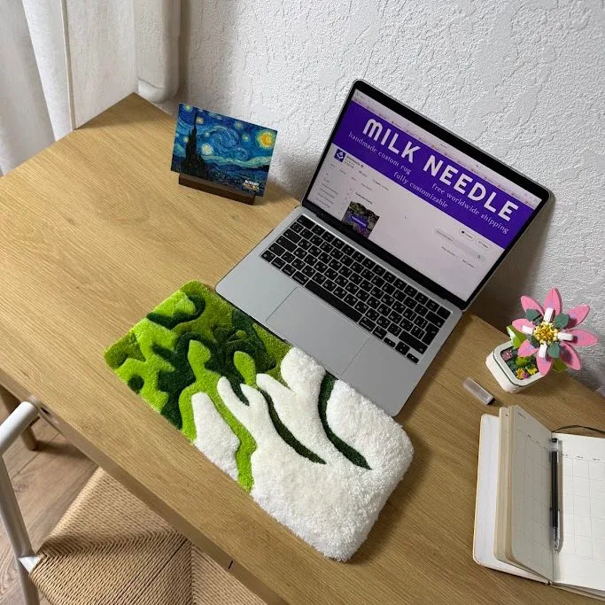 Килим з різною довжиною ворсу для клавіатури - 3D Rug