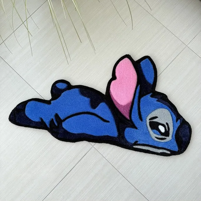 Килим "Stitch" from Lilo & Stitch - тафтинговий килим ручної роботи