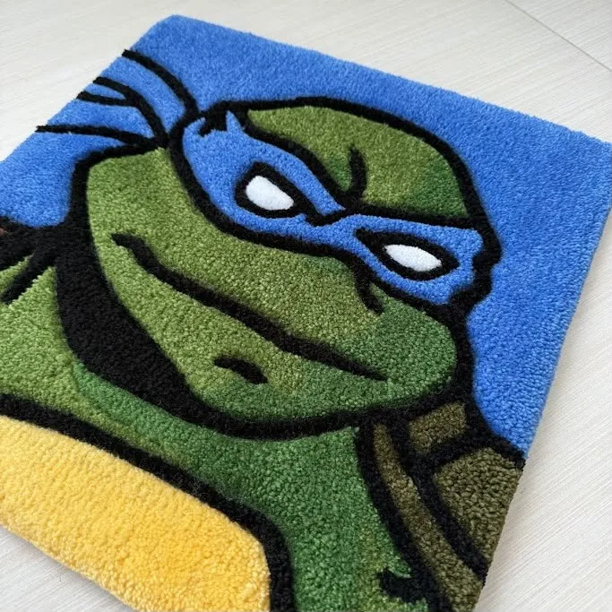 Килим Leo from TMNT - тафтинговий килим ручної роботи