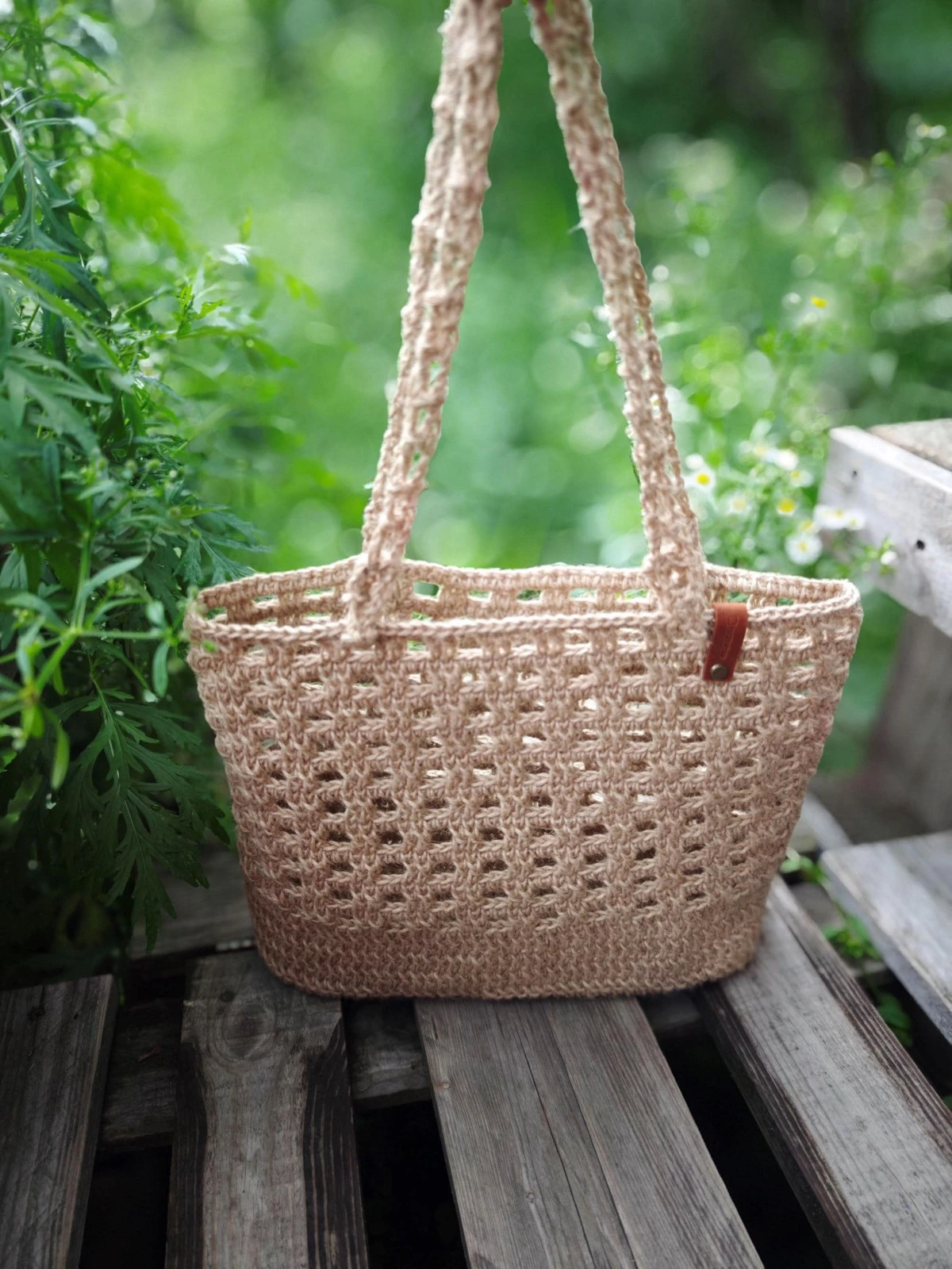 Джутова сумка гачком "Aura Soul Bag"