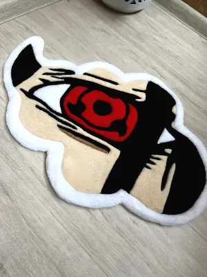 Тафтинговий килим Ітачі Учіха з Sharingan | Naruto | Ручна робота