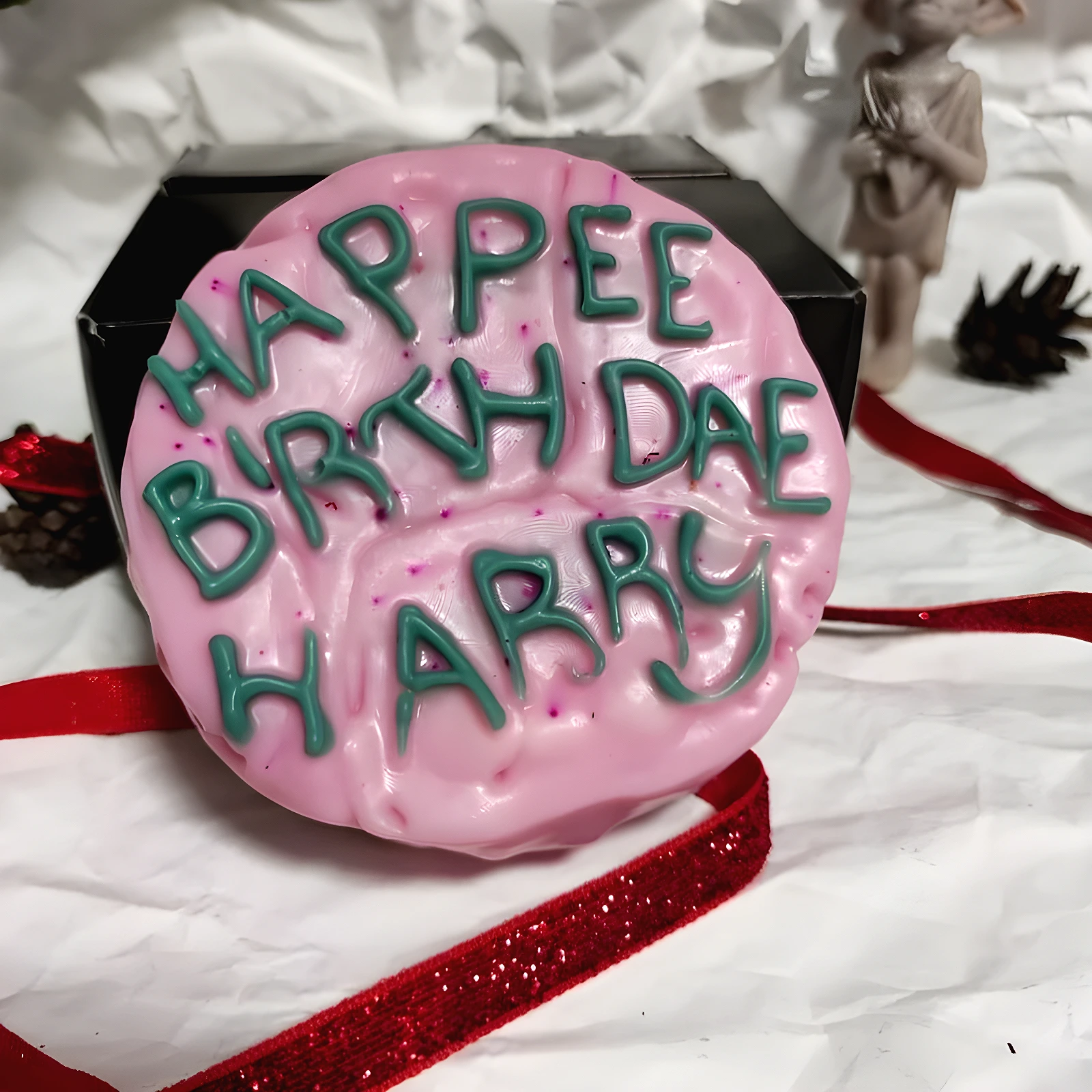 Свічка з натурального воску happee birthdae harry